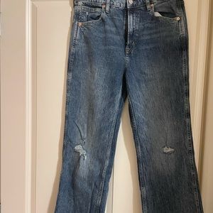 Gap loose fit wide leg jeans